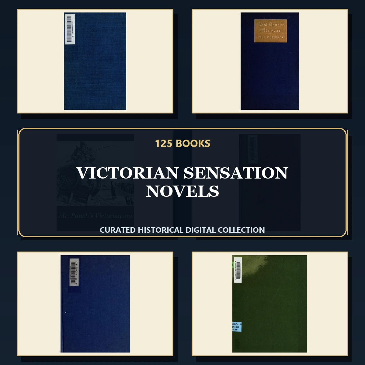 125 Rare Victorian Sensation Novels PDF Collection: Victorian Sensation Novels & Antique Sources