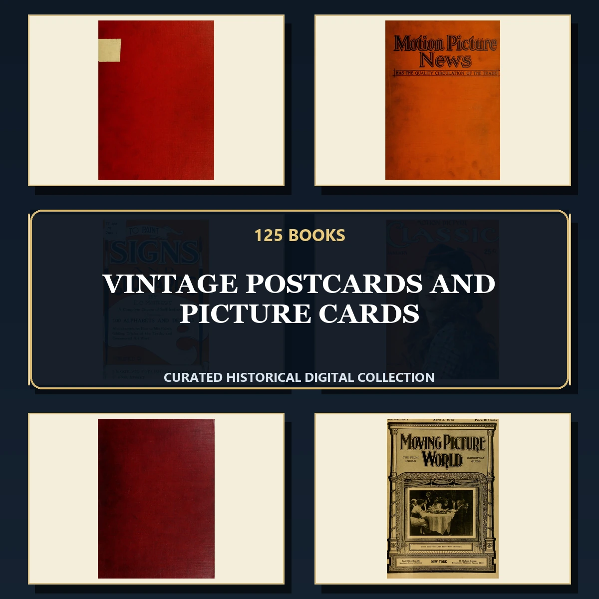 125 Rare Postcards and Picture Cards PDF Collection: Vintage Postcards & Picture Cards & Antique Sources
